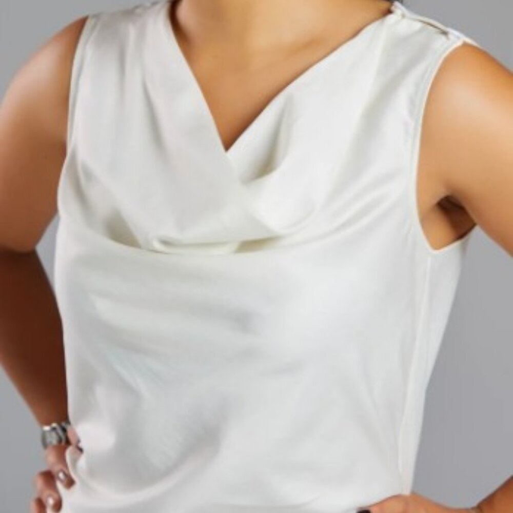 SERAGYI Erin Cowl Ivory Color Sizes 6, 10 & 12  NWT